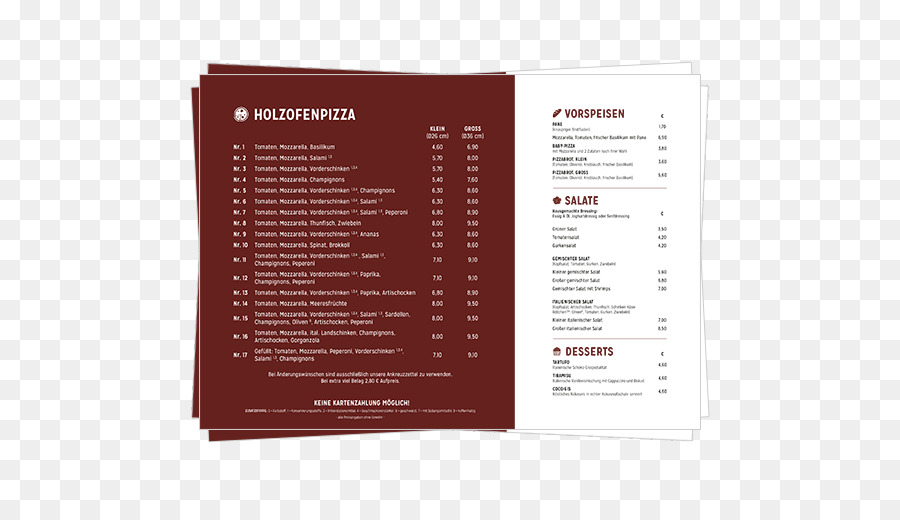 Menu，Comida PNG