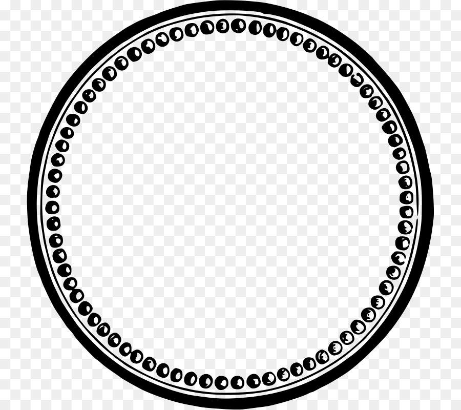 Moldura Circular Preta，Círculo PNG