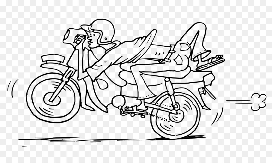 Cartoon, Moto, Desenho png transparente grátis