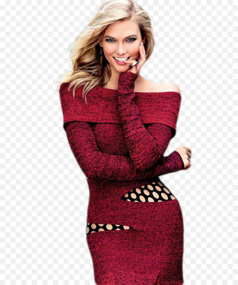 Mulher De Vestido Vermelho，Mulher PNG