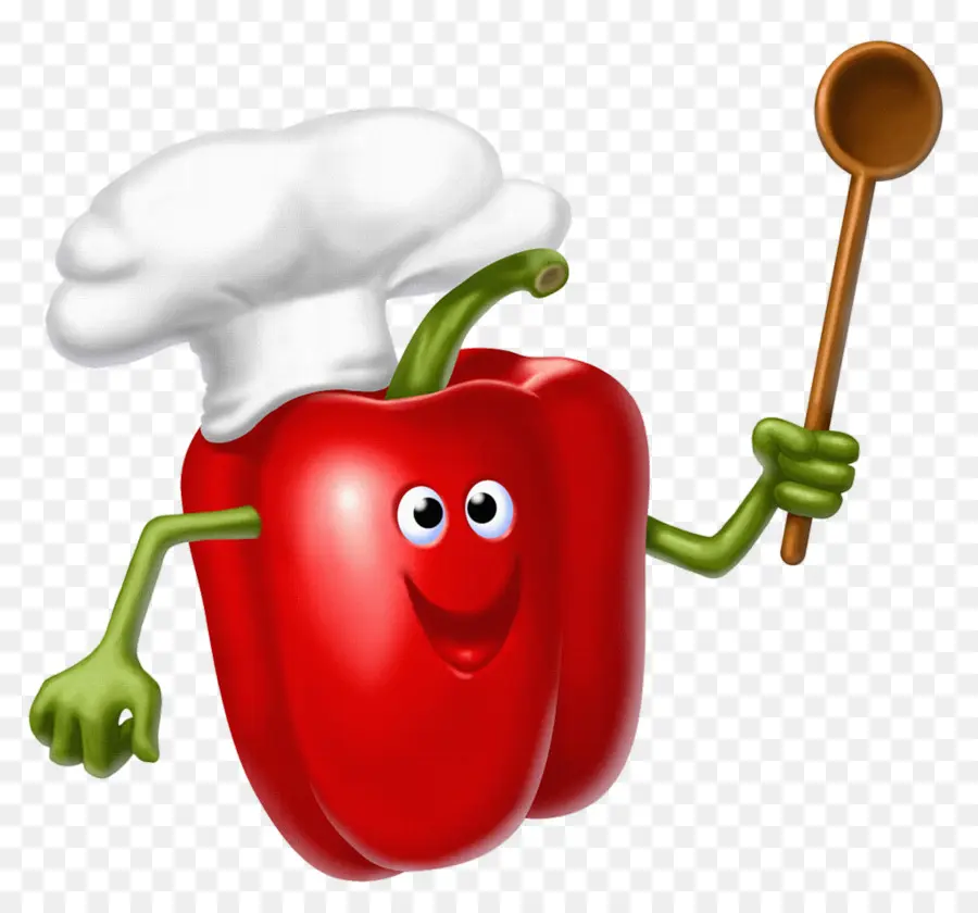 Pimentão Vermelho，Chapéu De Chef PNG