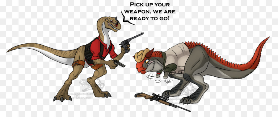 Carnotaurus，Velociraptor PNG