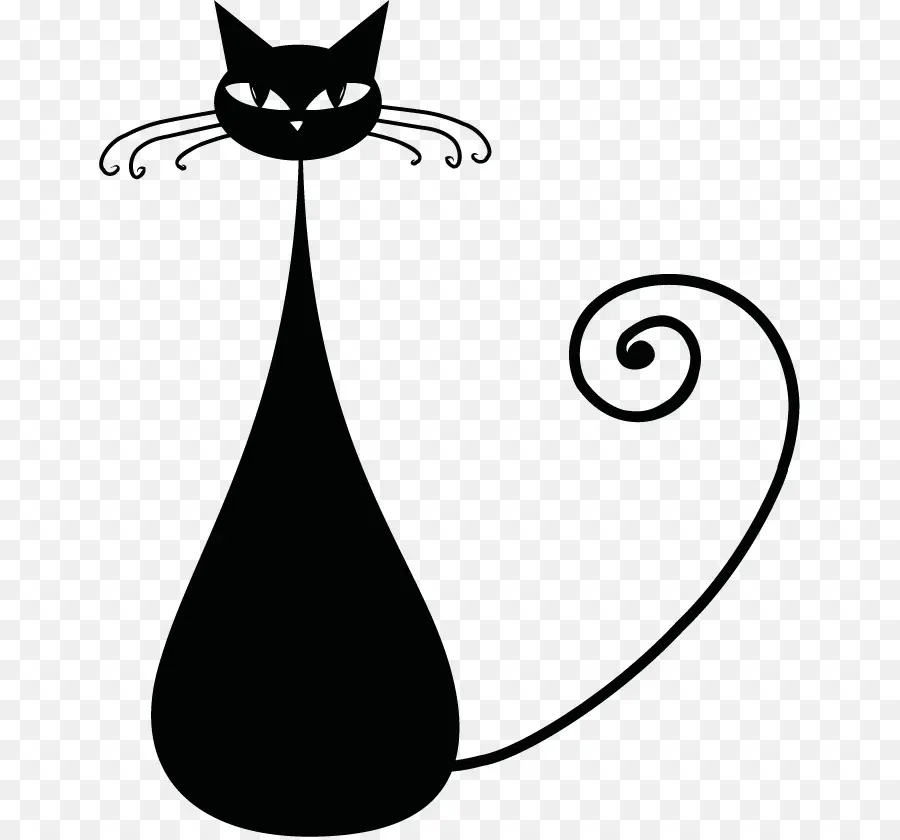 Gato Preto，Felino PNG