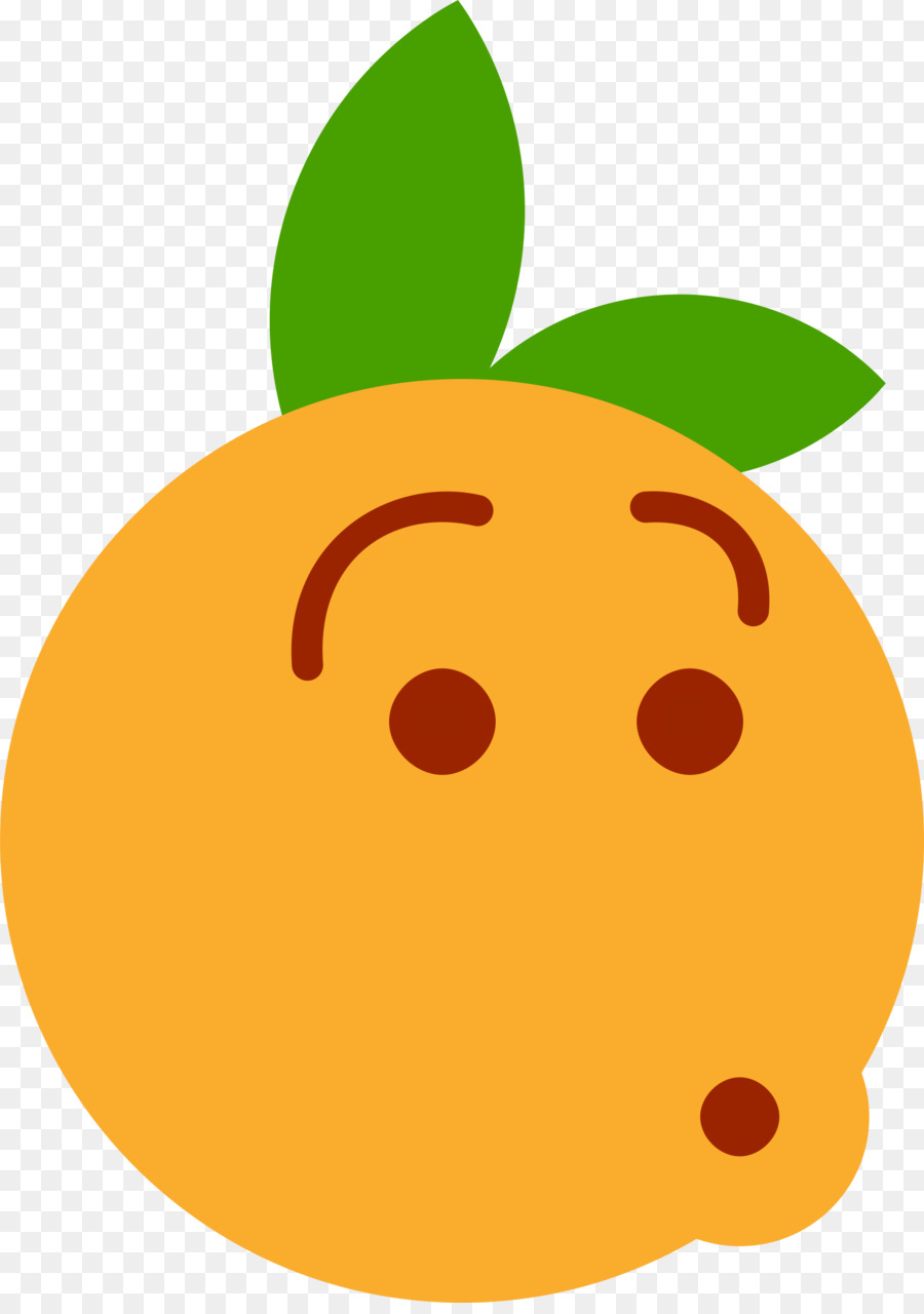 Emoji Laranja，Fruta PNG