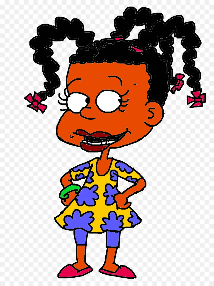 Garota De Desenho Animado，Tranças PNG