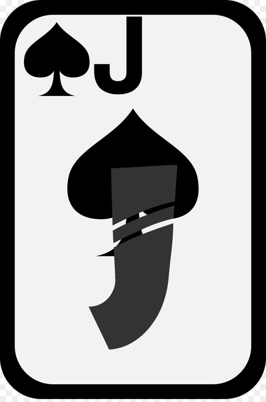 Valete De Espadas，Carta De Jogar PNG