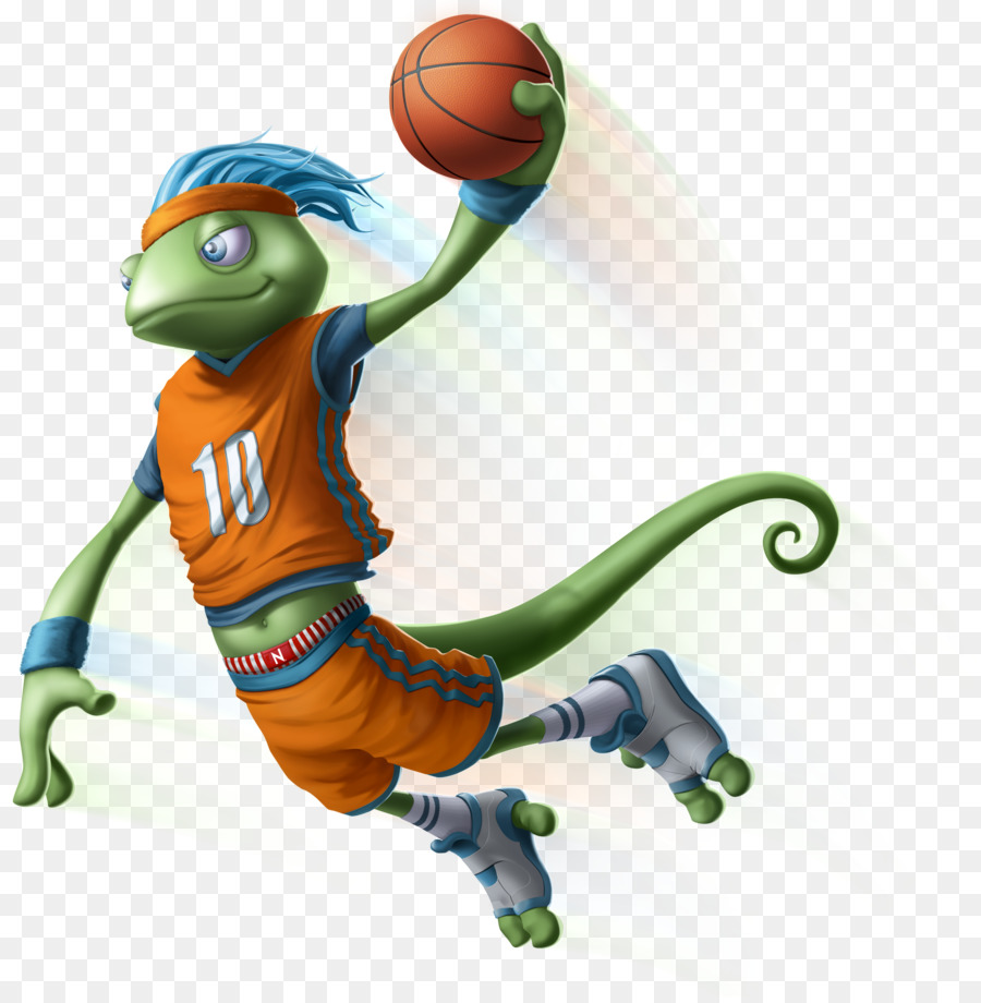 Lagarto Jogando Basquete，Animal PNG