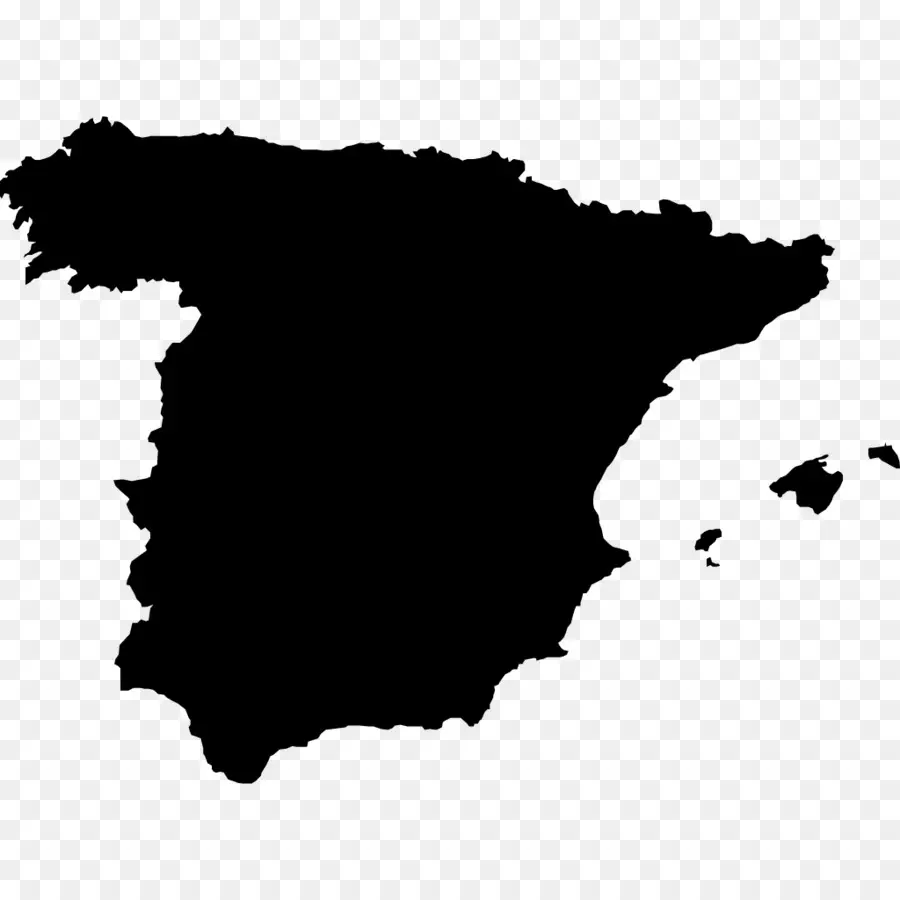 Mapa Da Espanha，País PNG