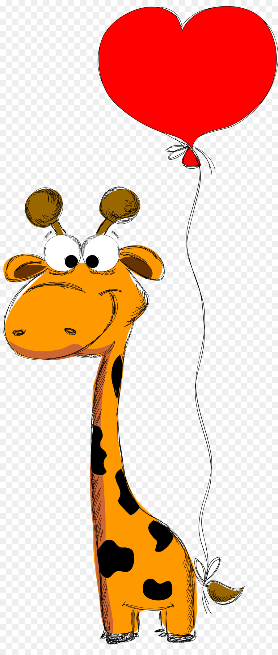 Girafa，Balão PNG