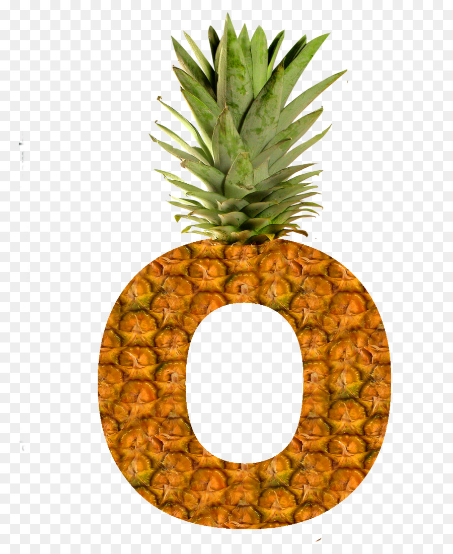 Abacaxi Letra O，Fruta PNG