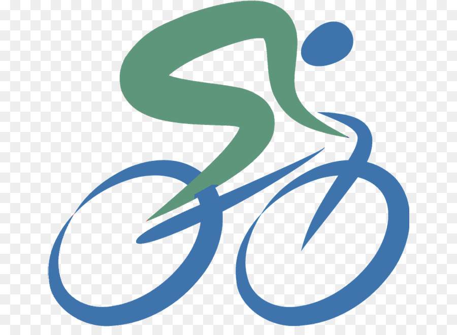 Ciclista Azul，Bicicleta PNG