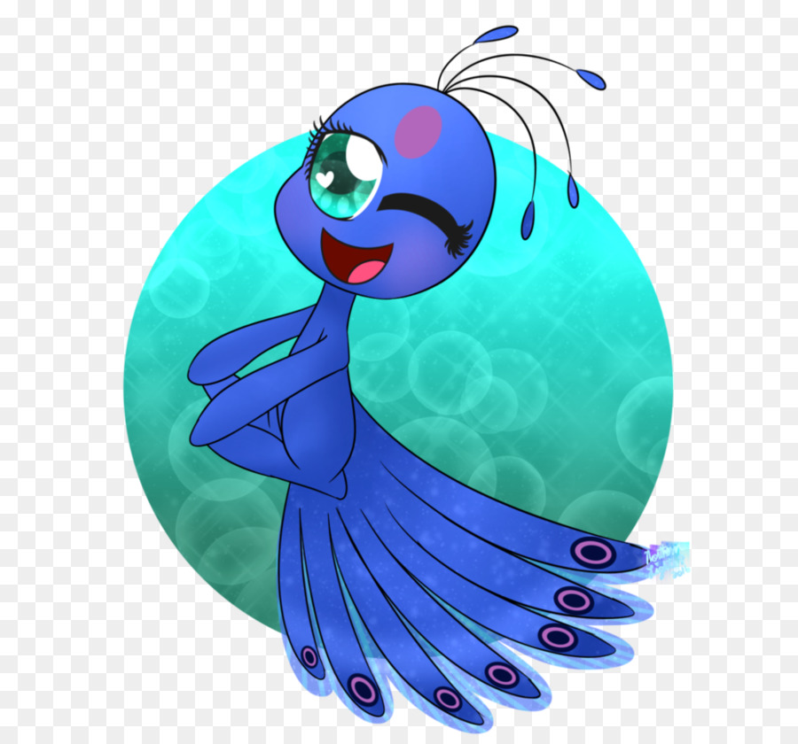 Personagem De Desenho Animado Azul，Bonitinho PNG