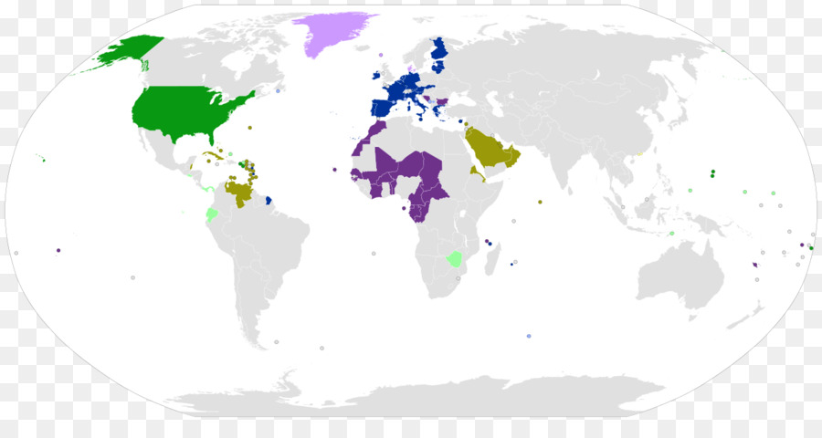 Mapa Mundial，Países PNG