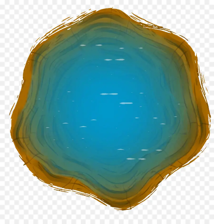 Aquarela Azul，Resumo PNG