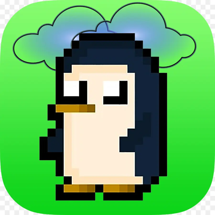 Penguin，Pixel Art PNG