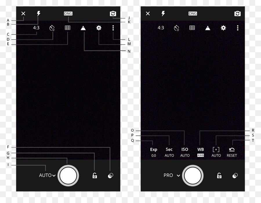 Interface Da Câmera，Configurações PNG