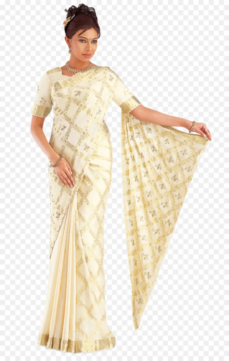 Saree Branco，Mulher PNG