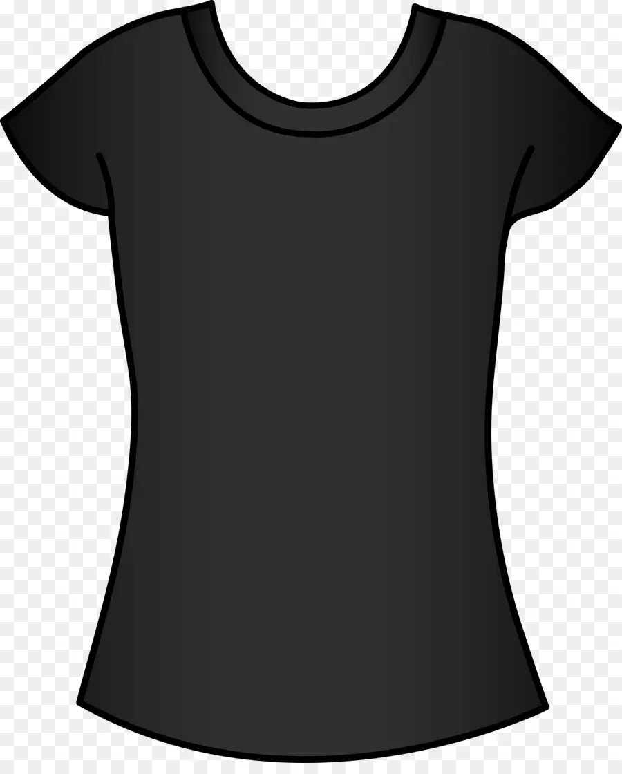 Camiseta Preta，Camisa PNG