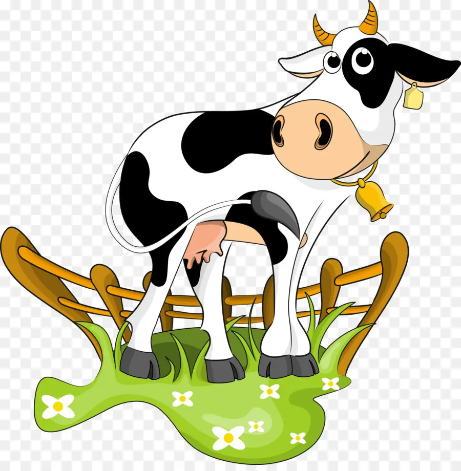 Holstein Frísia Gado，Desenho PNG