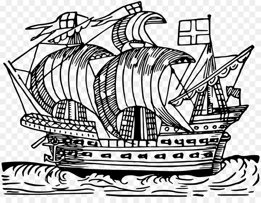 Idade Média，Navio De Vela PNG