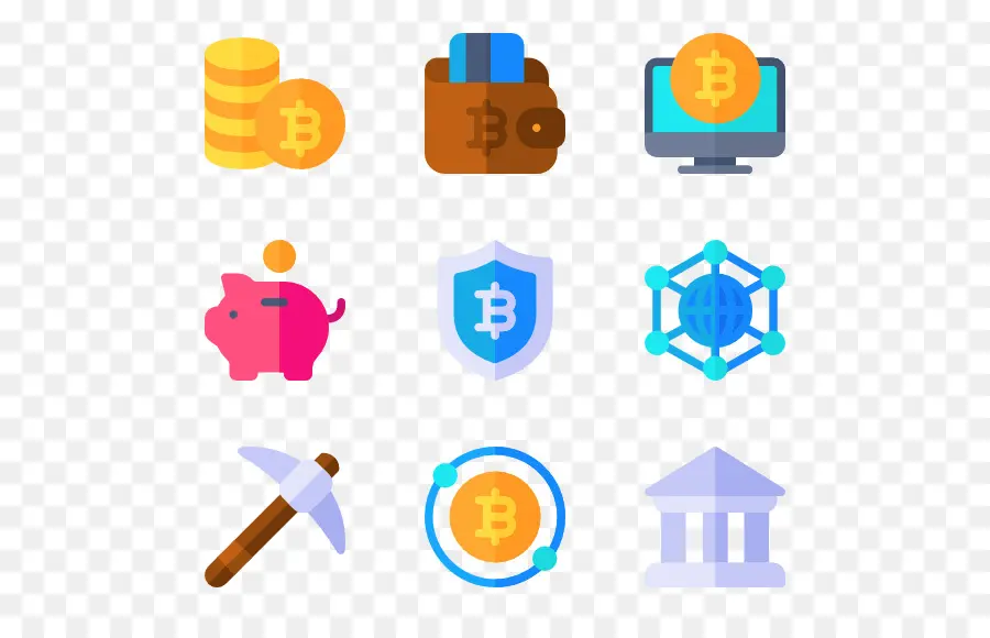 Ícones De Criptomoeda，Bitcoin PNG