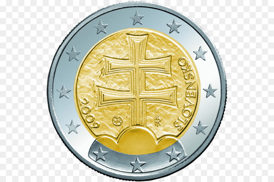 Eslovaca Moedas De Euro，Euro PNG