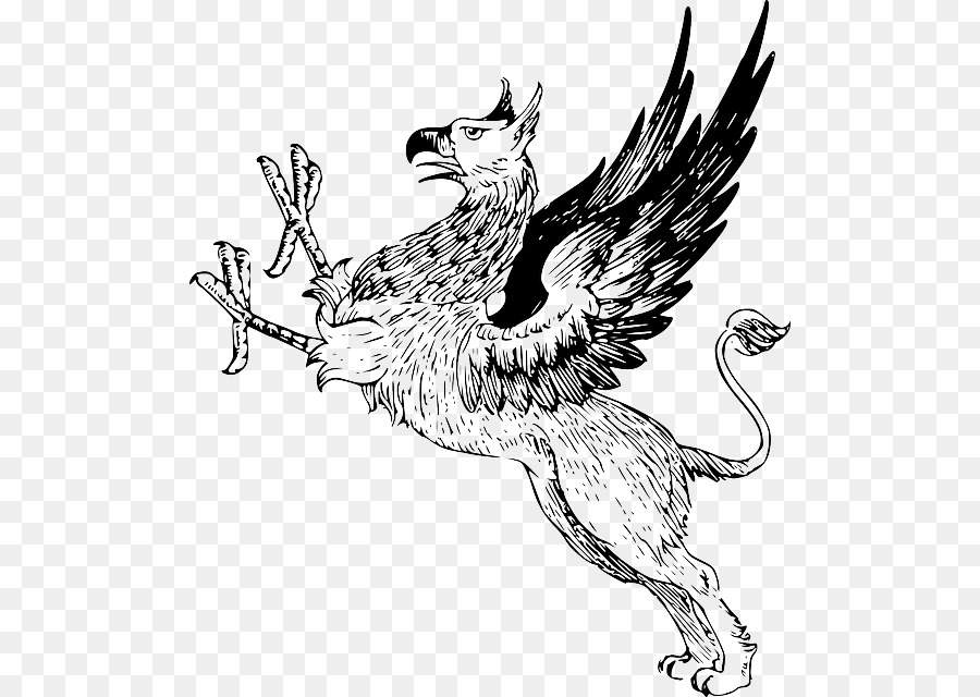 Griffin，Silhueta PNG