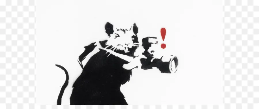 Rato Com Câmera，Grafite PNG