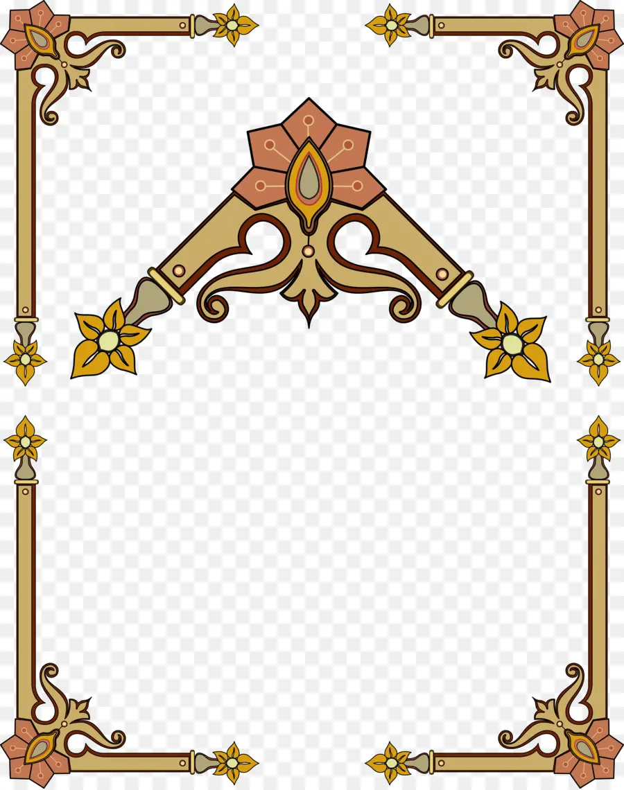 Moldura Decorativa，Ornamentado PNG