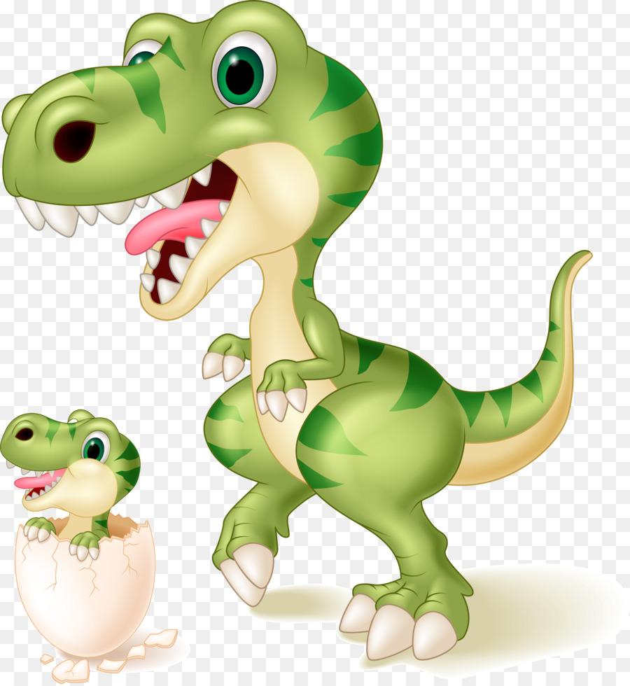 Clip Art Dinossauro Tiranossauro Desenhos Animados - Cartoon Transparent  Background Dinosaur Png, Png Download - vhv