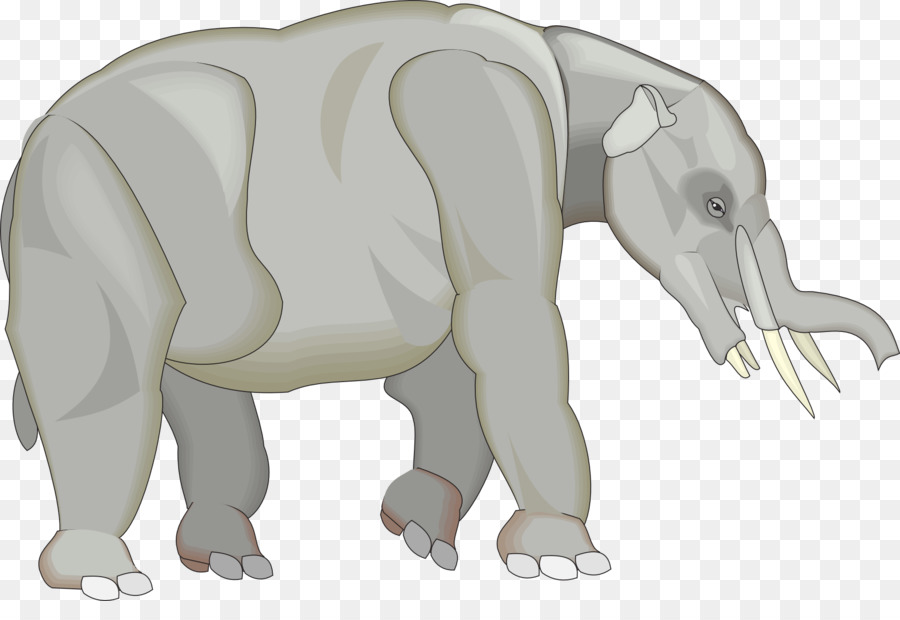 Elefante，Tetralophodon PNG
