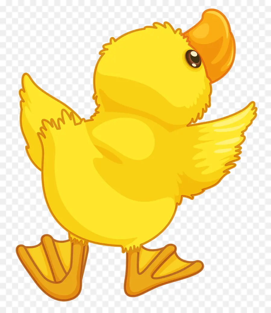 Pato Amarelo，Bonitinho PNG