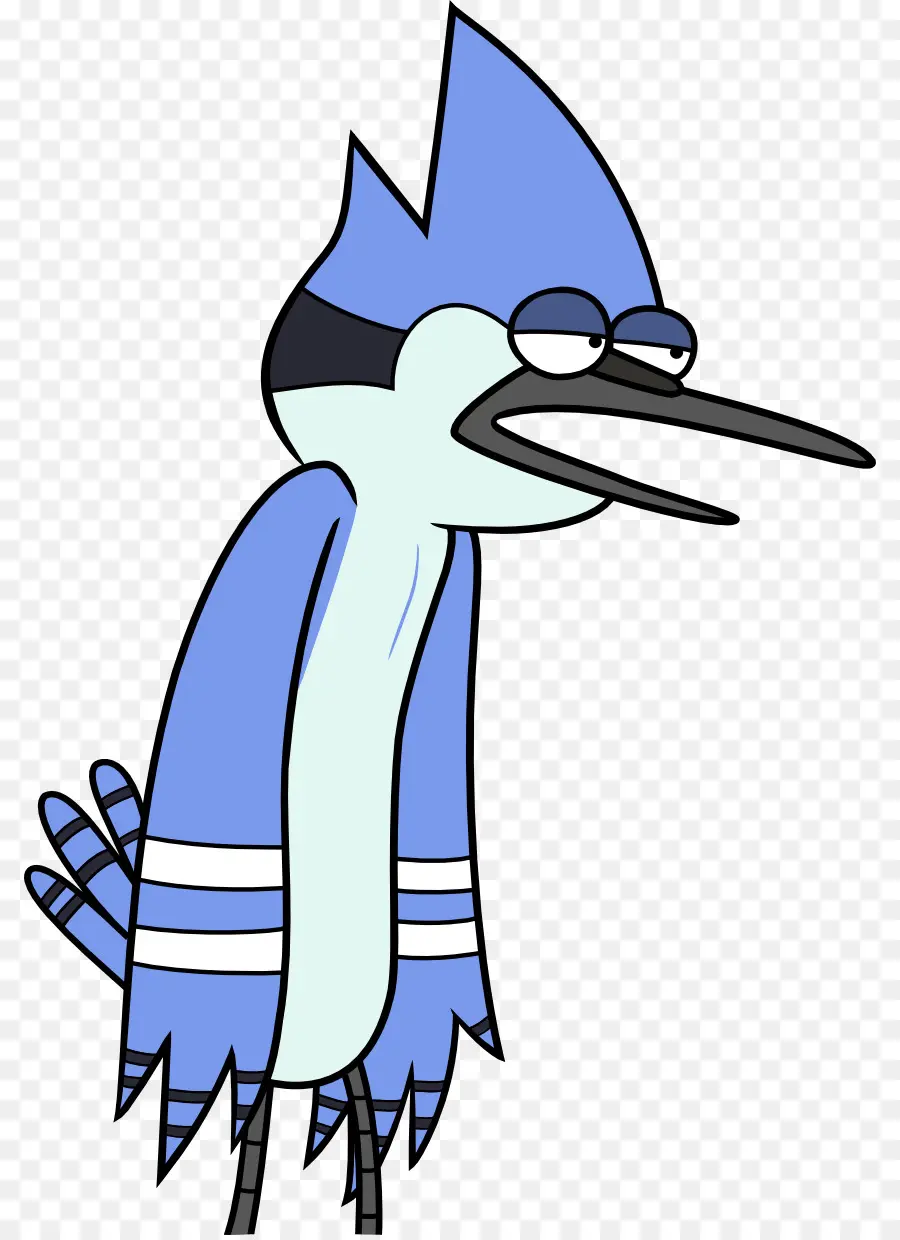 Pássaro De Desenho Animado，Azul PNG