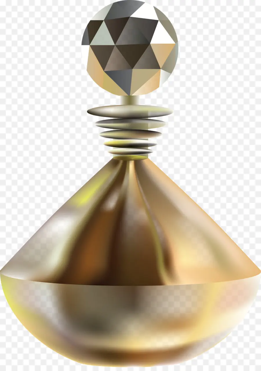 Frasco De Perfume Dourado，Fragrância PNG