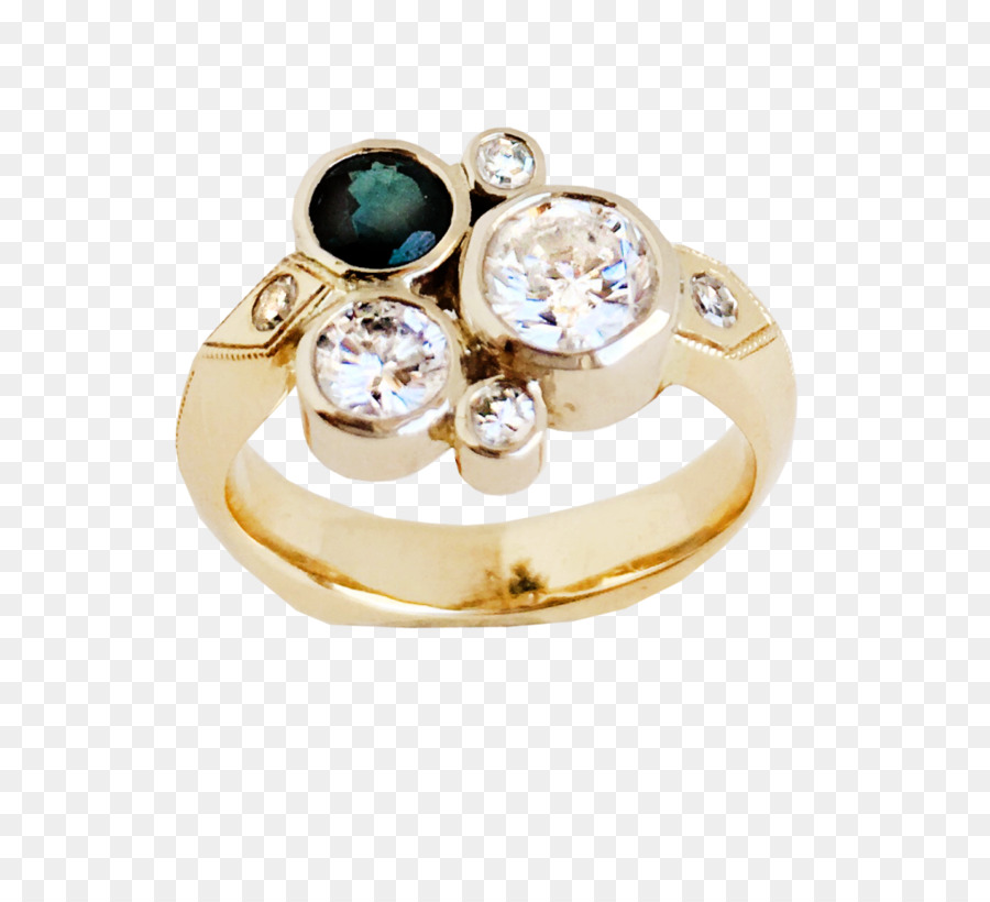 Anel De Diamante，Ouro PNG