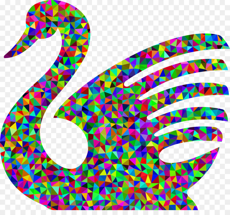 Cisne Colorido，Pássaro PNG