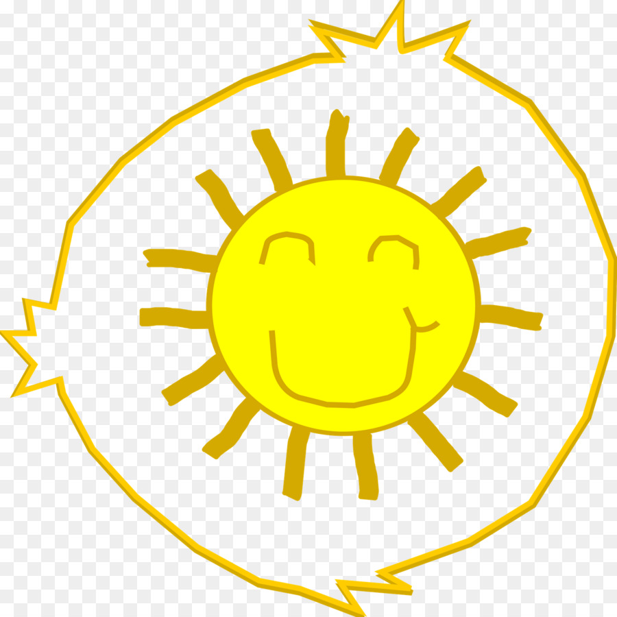 Sol Sorridente，Luz Do Sol PNG