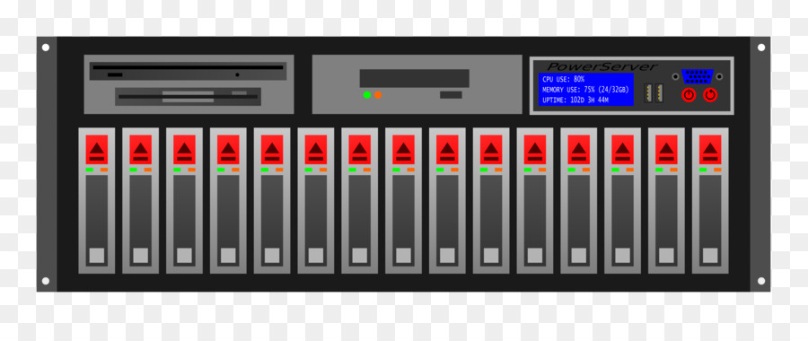 Eletrônica，19inch Rack PNG