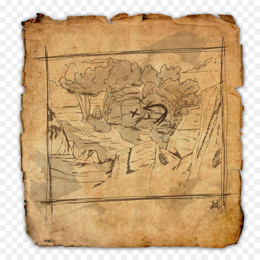 Elder Scrolls Online，Mapa Do Tesouro PNG