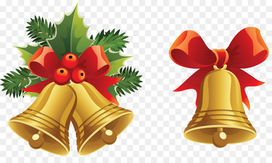 Sinos De Natal，Fita Vermelha PNG