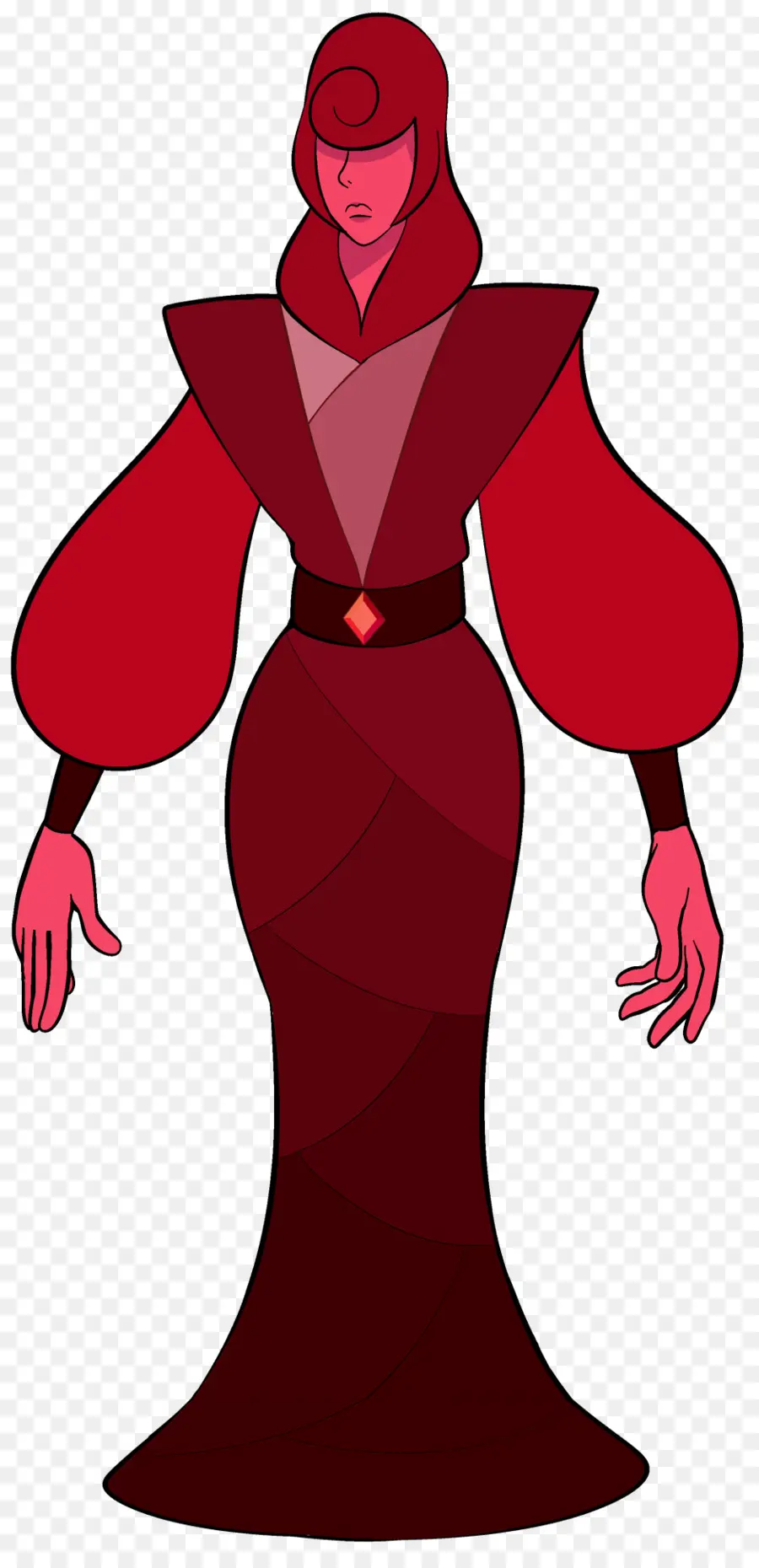 Personagem Vestido De Vermelho，Vestido Vermelho PNG