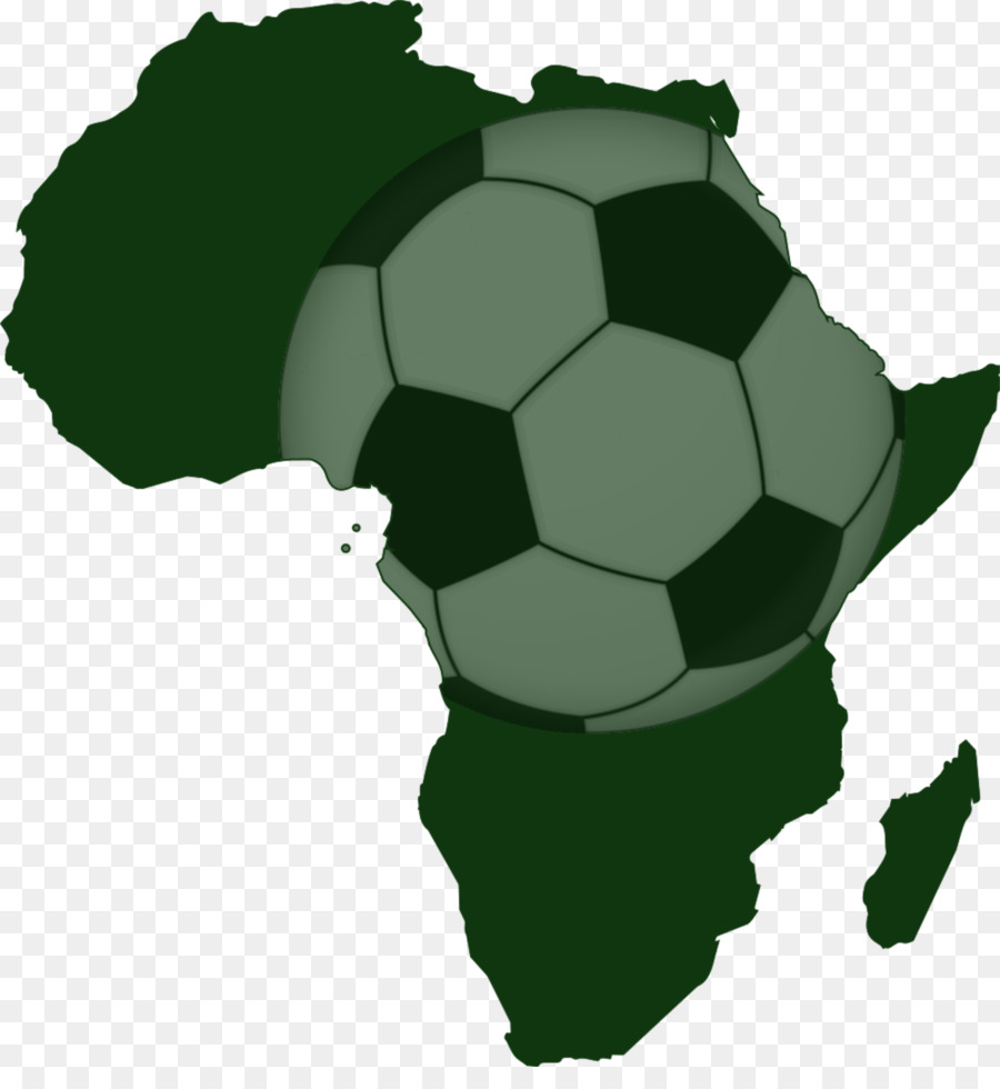 Mapa Da África，Bola De Futebol PNG