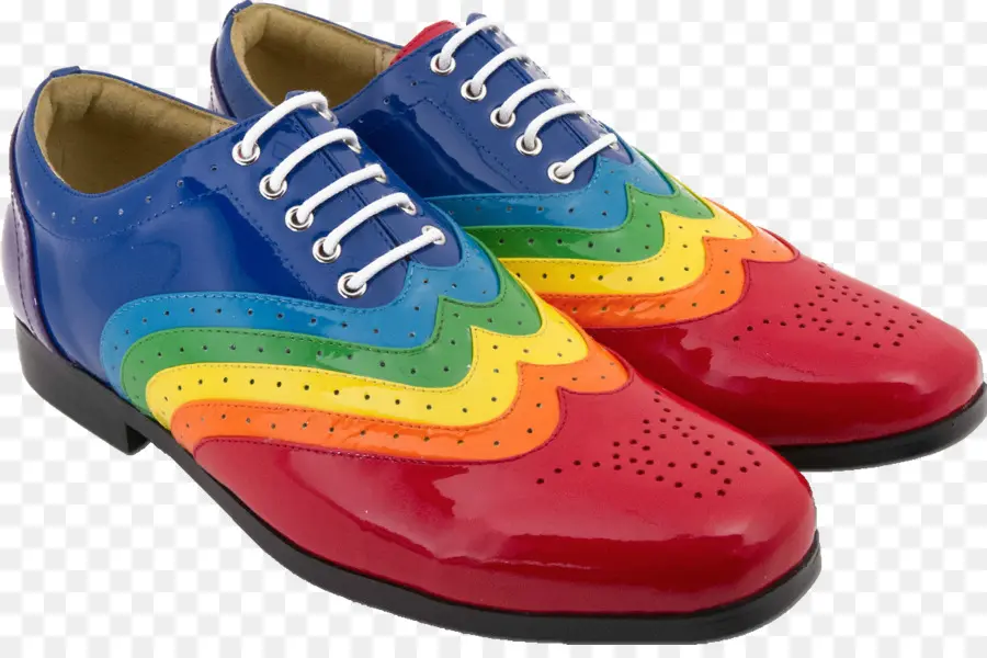 Sapatos Coloridos，Arco íris PNG