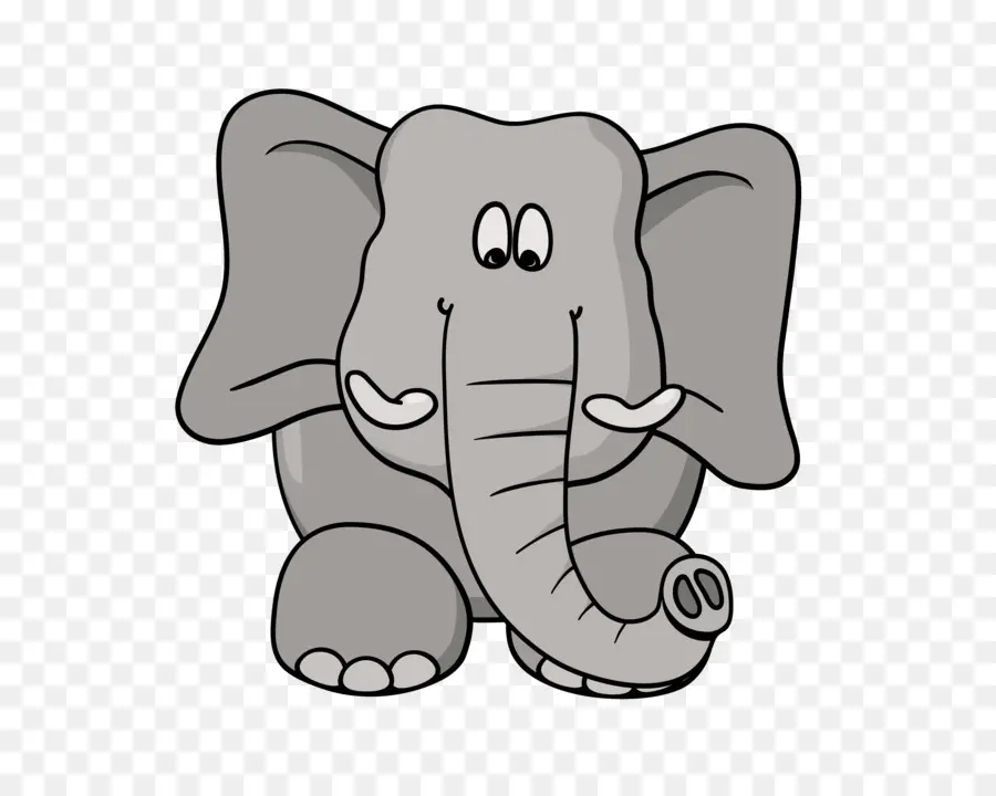 Elefante De Desenho Animado，Animal PNG