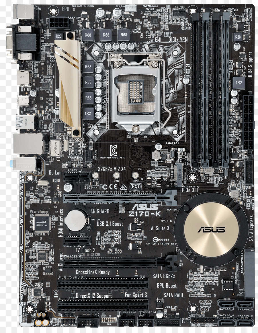 Z170 Premium Placa Mãe Z170deluxe，Intel PNG