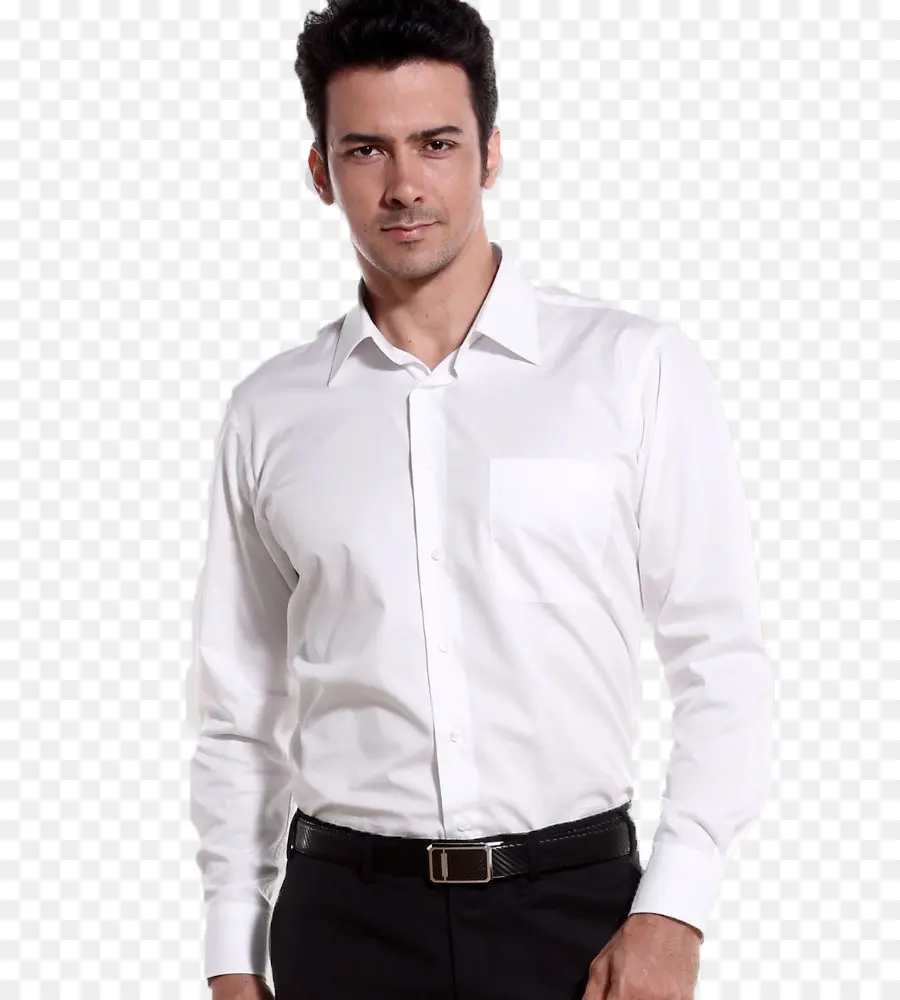 Camisa Branca，Homem PNG