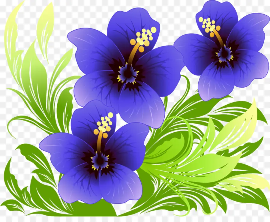 Flor，Roxo PNG