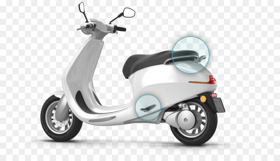 Scooter Branca，Veículo PNG