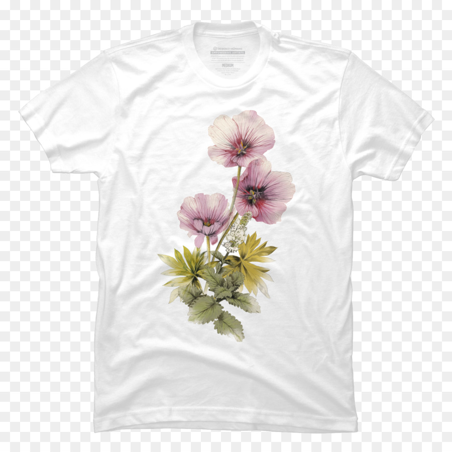 Camiseta Floral，Vestuário PNG