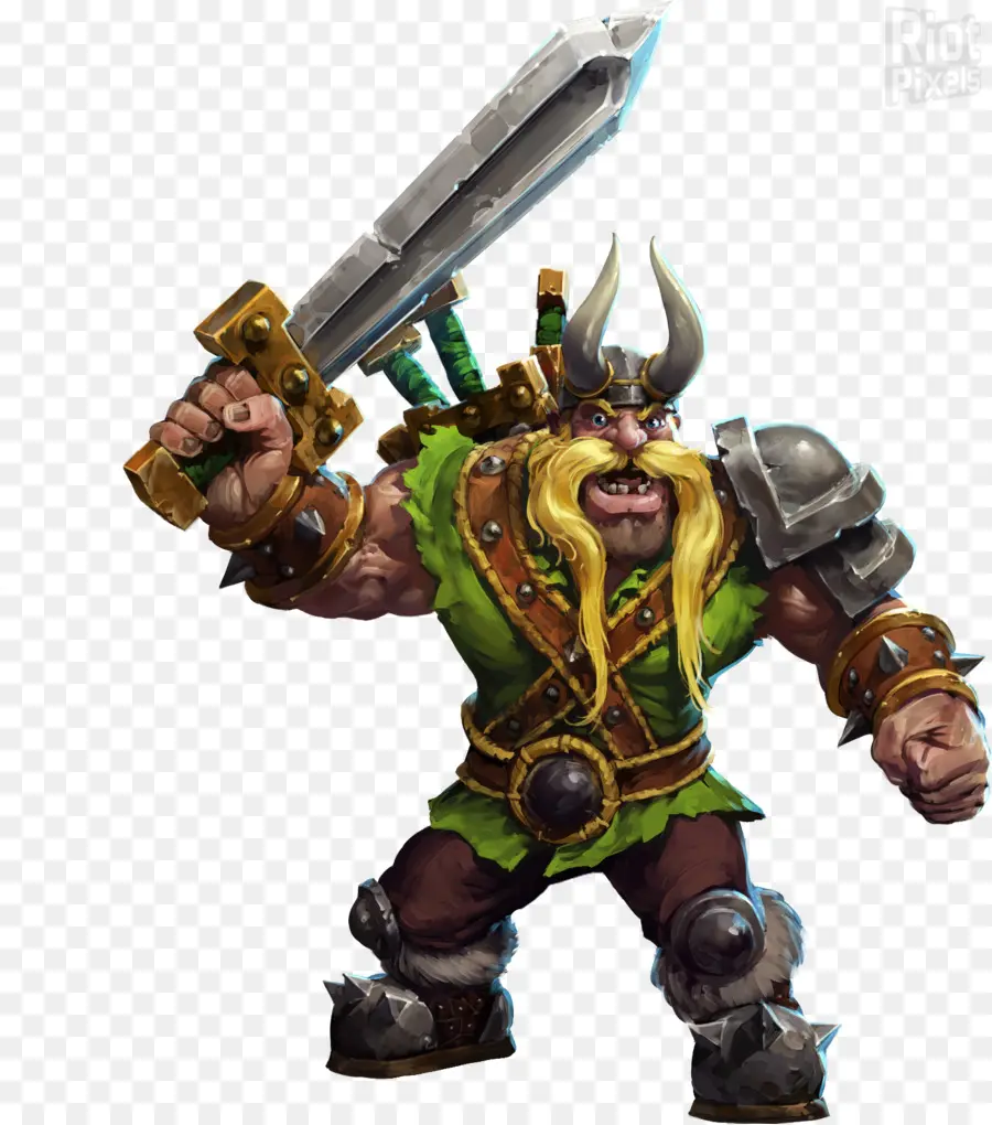 Guerreiro Viking，Espada PNG